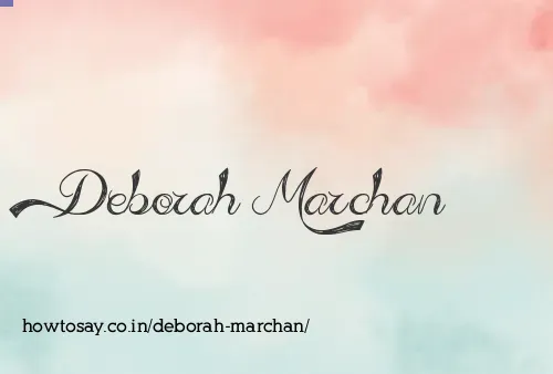 Deborah Marchan