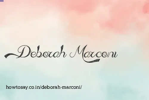 Deborah Marconi