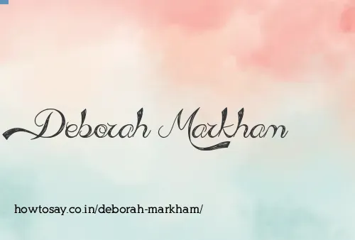 Deborah Markham