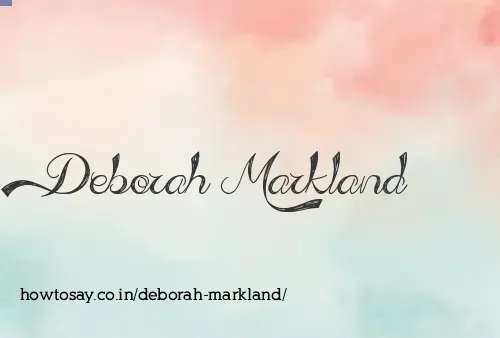Deborah Markland
