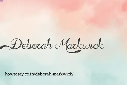 Deborah Markwick