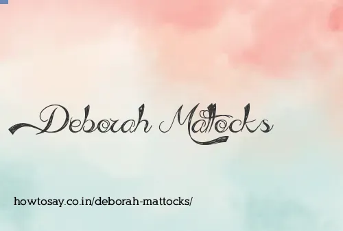 Deborah Mattocks