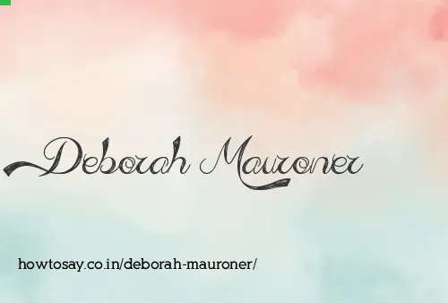 Deborah Mauroner