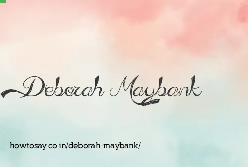 Deborah Maybank