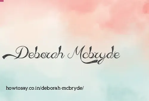 Deborah Mcbryde