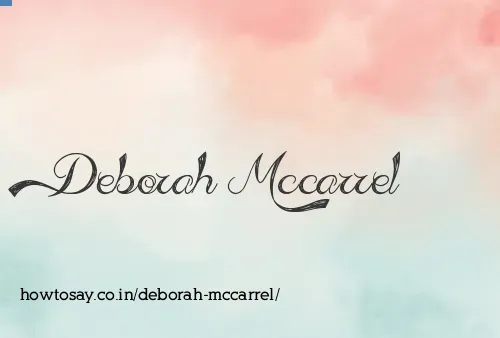 Deborah Mccarrel