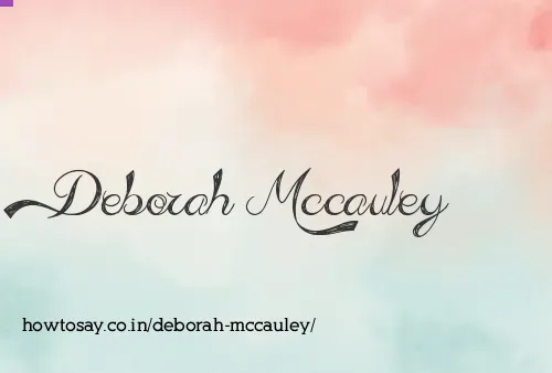Deborah Mccauley