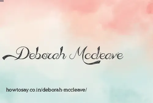 Deborah Mccleave