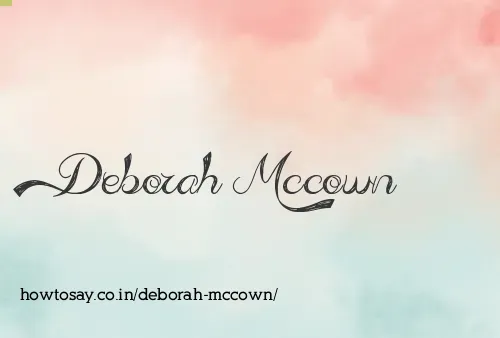 Deborah Mccown