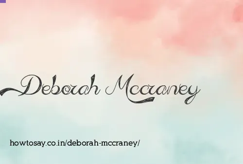 Deborah Mccraney