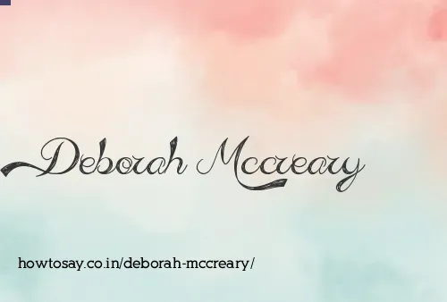 Deborah Mccreary