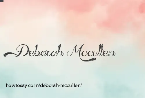 Deborah Mccullen