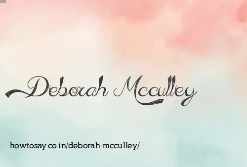 Deborah Mcculley