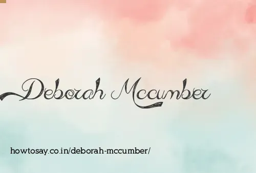 Deborah Mccumber