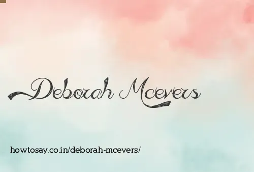 Deborah Mcevers