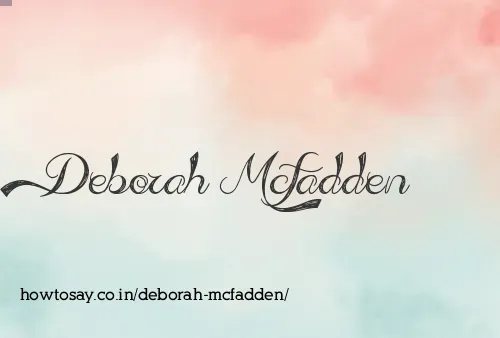 Deborah Mcfadden