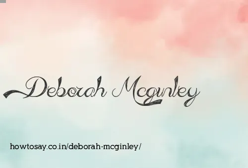Deborah Mcginley