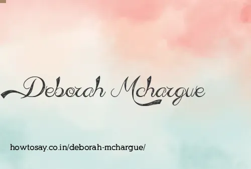 Deborah Mchargue