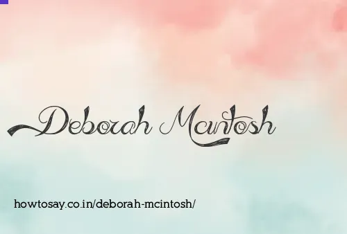 Deborah Mcintosh