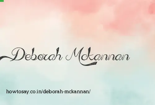 Deborah Mckannan