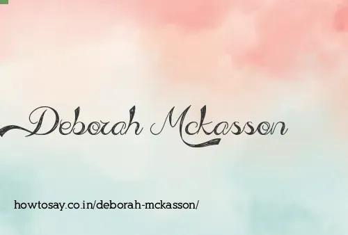 Deborah Mckasson