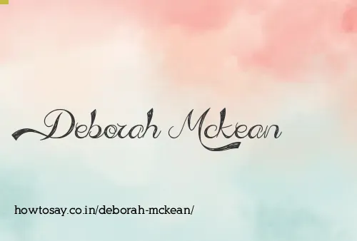 Deborah Mckean