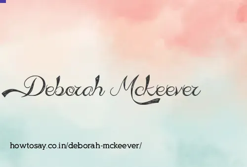 Deborah Mckeever