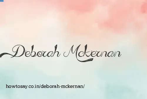 Deborah Mckernan