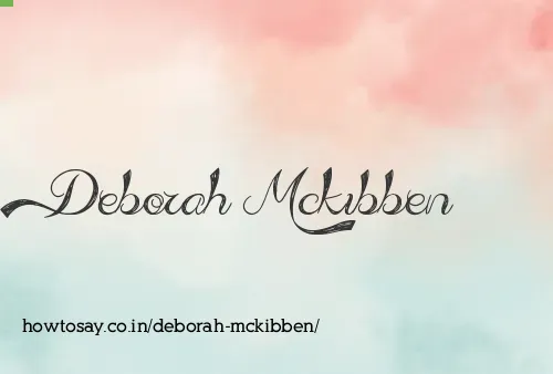 Deborah Mckibben