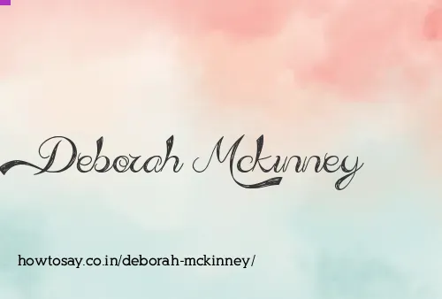 Deborah Mckinney