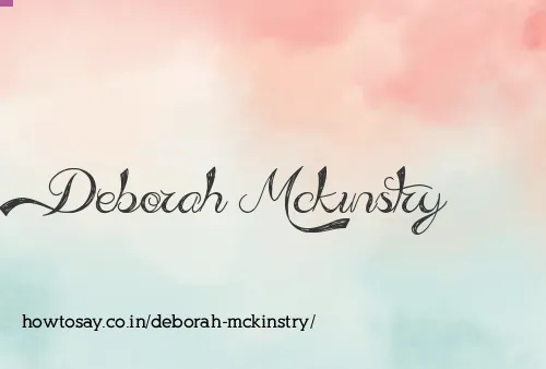 Deborah Mckinstry