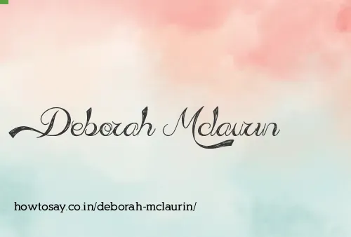 Deborah Mclaurin