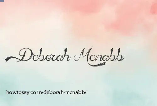 Deborah Mcnabb
