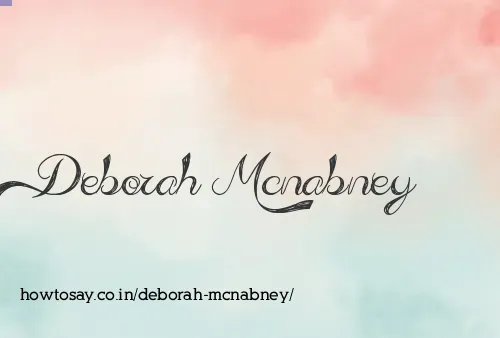 Deborah Mcnabney