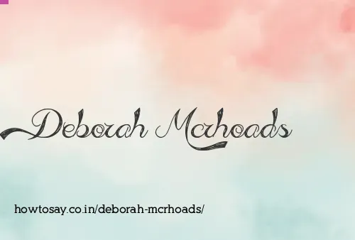 Deborah Mcrhoads