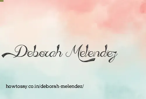 Deborah Melendez