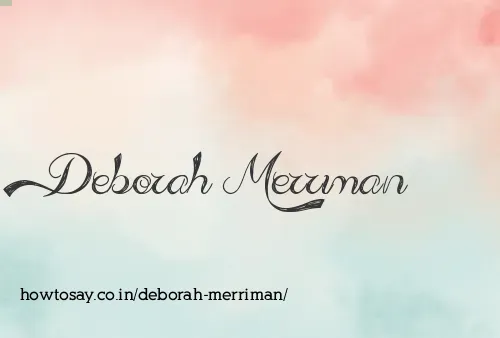 Deborah Merriman
