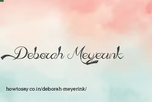 Deborah Meyerink
