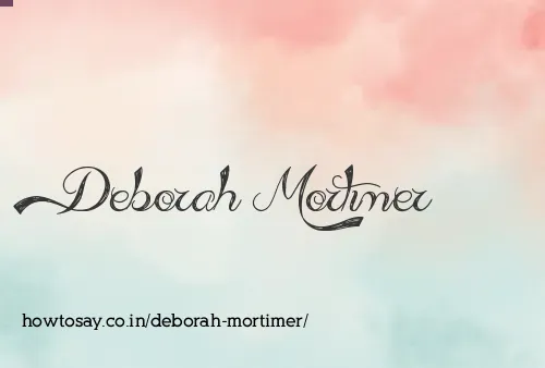 Deborah Mortimer