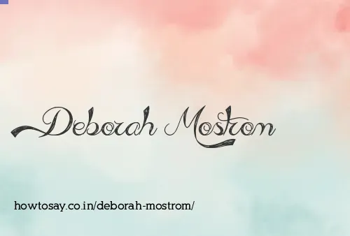 Deborah Mostrom