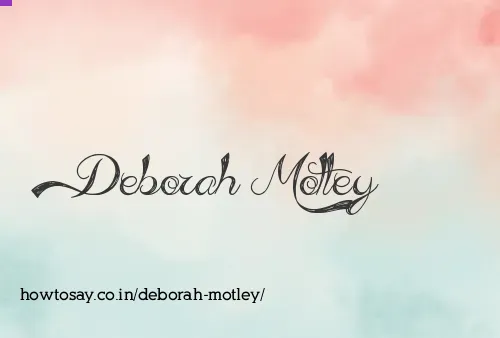 Deborah Motley