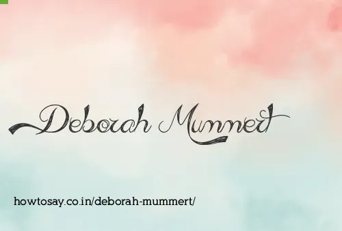 Deborah Mummert