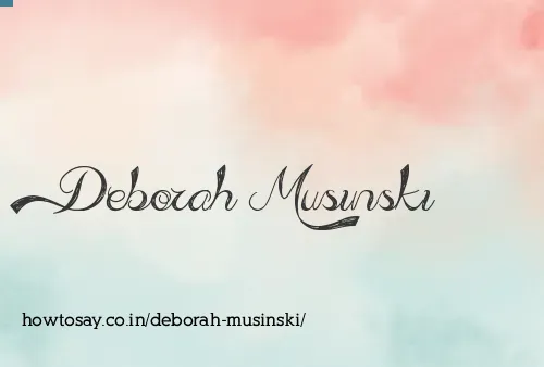Deborah Musinski