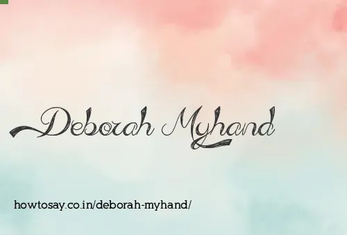 Deborah Myhand