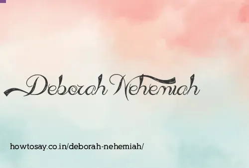 Deborah Nehemiah
