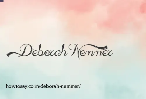 Deborah Nemmer