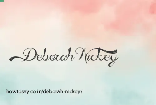 Deborah Nickey