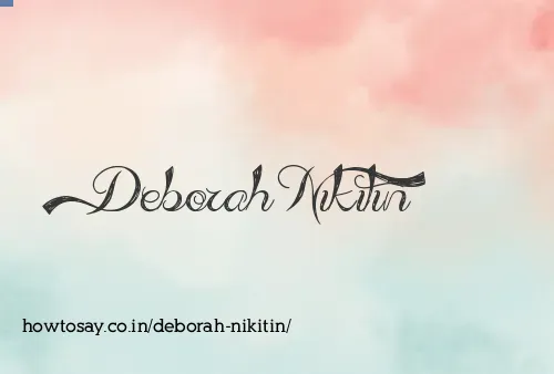 Deborah Nikitin