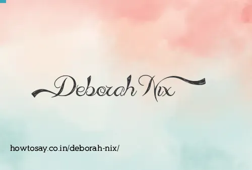 Deborah Nix
