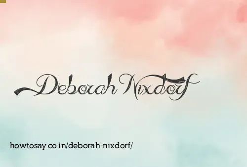 Deborah Nixdorf
